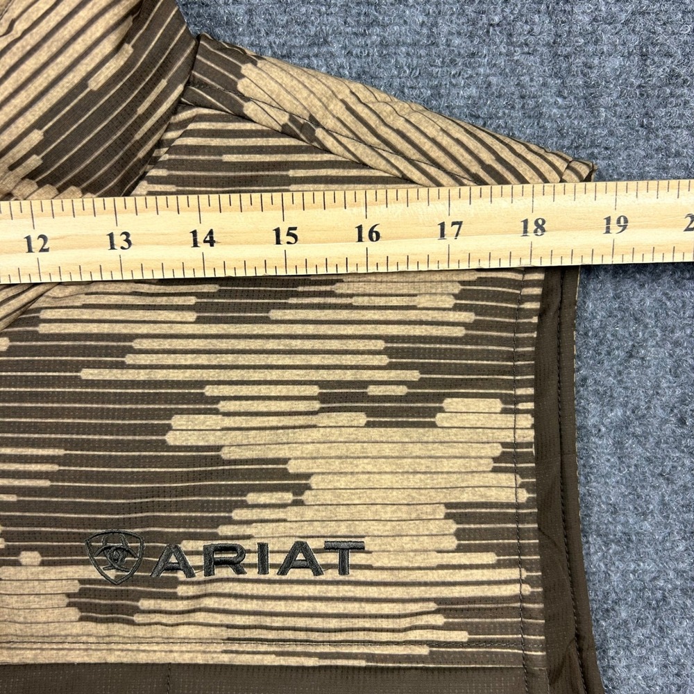 Ariat Crius Insulated Vest Mens XL Brown Camo Concealed Carry Puffer Jacket - Picture 14 of 16